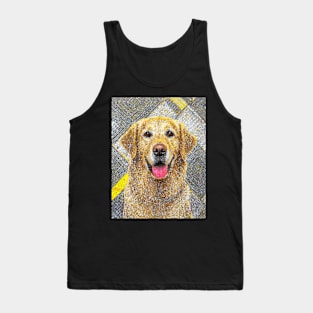 Dog Portrait - Golden Retriever Tank Top